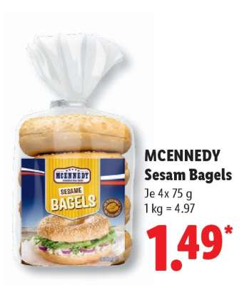 MCENNEDY Sesam Bagels