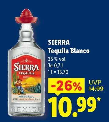 SIERRA Tequila Blanco