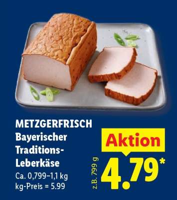 Metzgerfrisch Bayerischer Traditions-Leberkäse