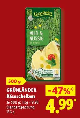 Grünländer Käsescheiben