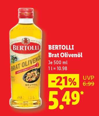BERTOLLI Brat-Olivenöl