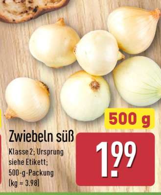 Zwiebeln süß
