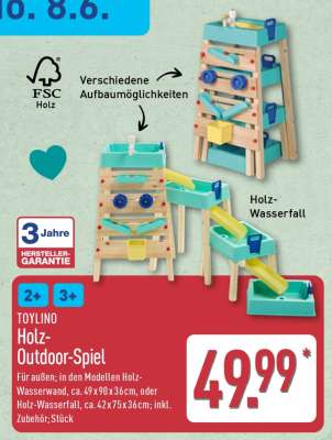 TOYLINO Holz-Outdoor-Spiel