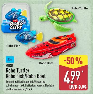 Robo Turtle/Robo Fish/Robo Boat
