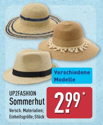 UP2FASHION Sommerhut