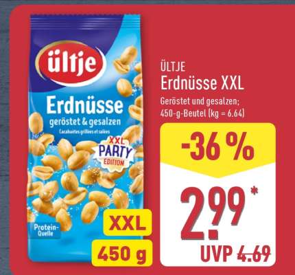 ÜLTJE Erdnüsse XXL