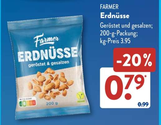 Farmer Erdnüsse
