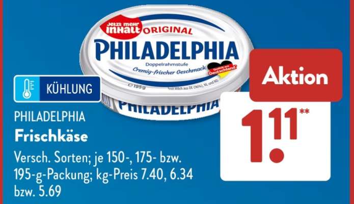 Philadelphia Frischkäse