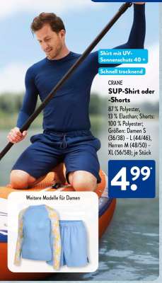 CRANE SUP-Shirt oder -Shorts