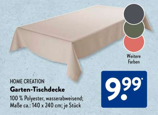 Garten-Tischdecke