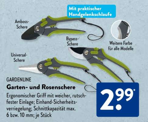 Garten- und Rosenschere