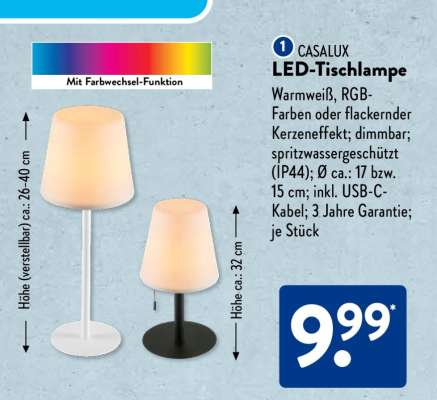 CASALUX LED-Tischlampe