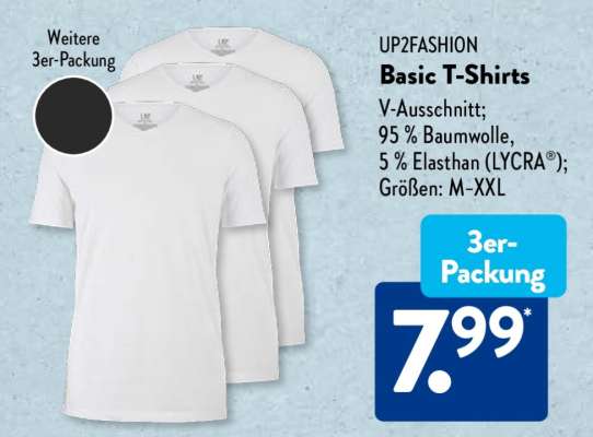 UP2FASHION Basic-T-Shirts