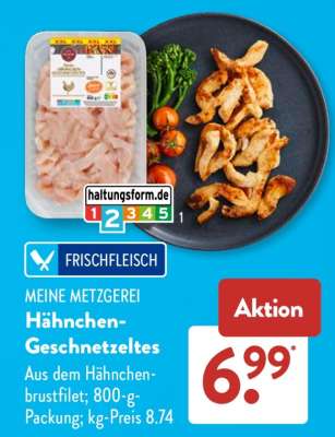 Hähnchen Geschnetzeltes