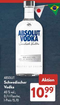 ABSOLUT Schwedischer Vodka