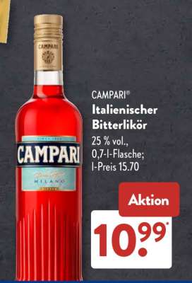 Campari Italienischer Bitterlikör