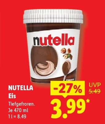 Nutella Eis