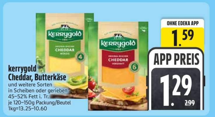 Kerrygold Cheddar, Butterkäse