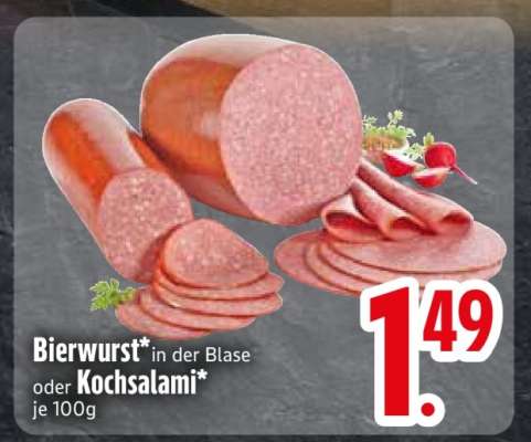 Bierwurst oder Kochsalami