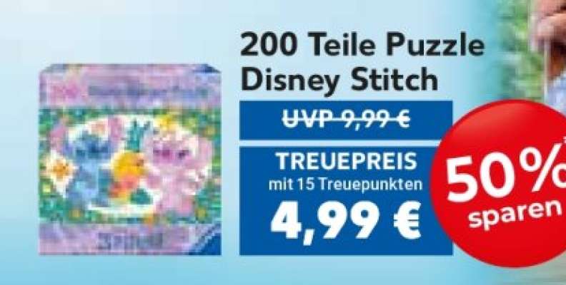 200 Teile Puzzle Disney Stitch