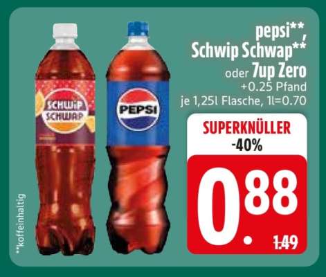 pepsi, Schwip Schwap oder 7up zero