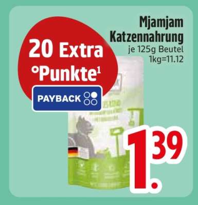 MjAMjAM Katzennahrung