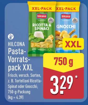 HILCONA Pasta- Vorratspack XXL