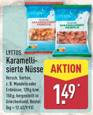 LYTTOS Karamellisierte Nüsse