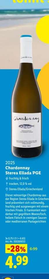 Chardonnay Sterea Ellada PGE