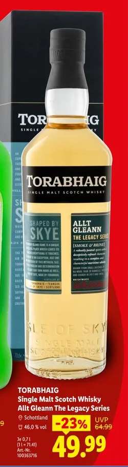 TORABHAIG Single Malt Scotch Whisky Allt Gleann The Legacy Series