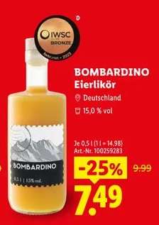 Bombardino Eierlikör