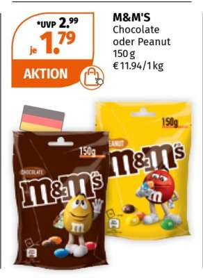 M&M’s*