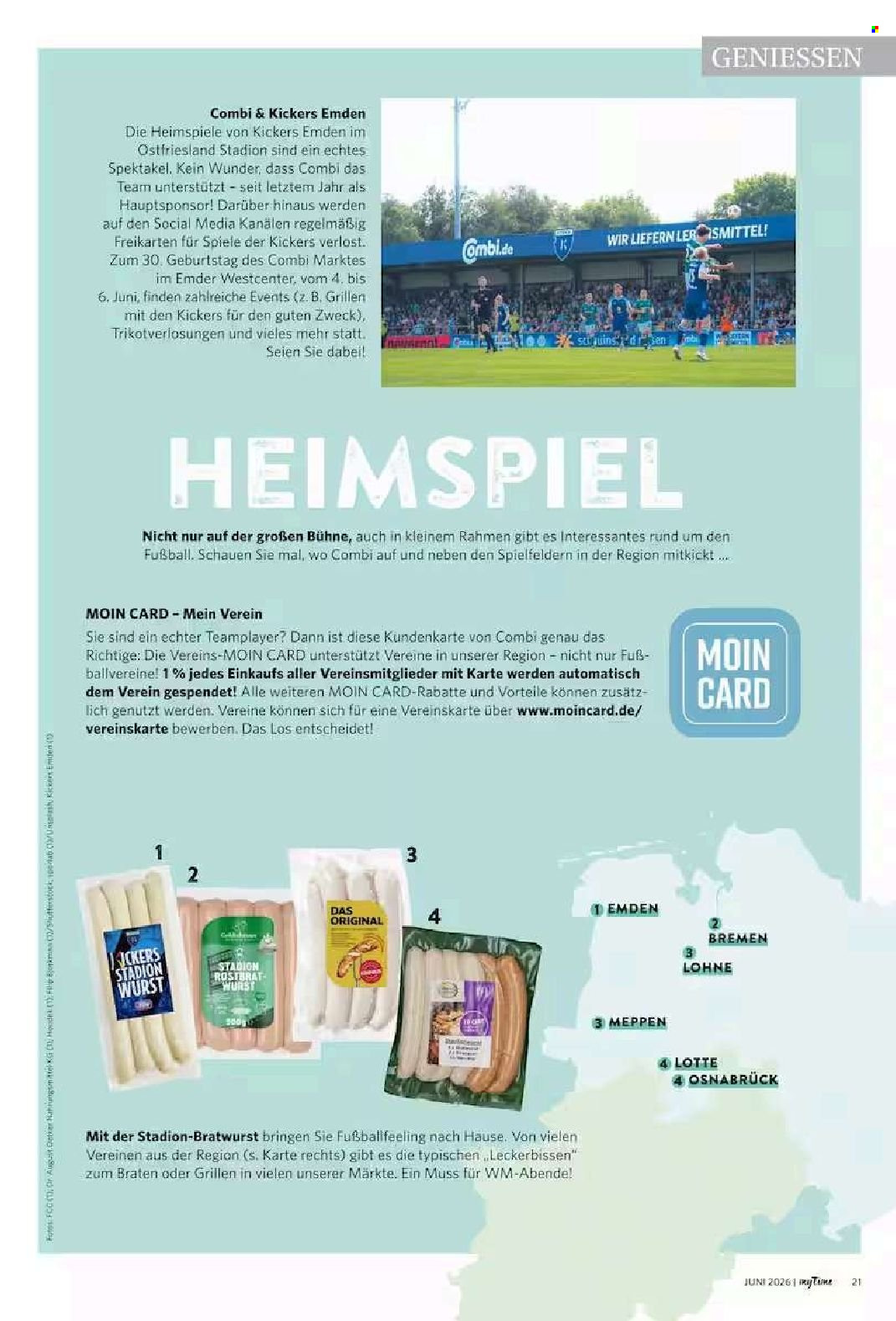Combi Prospekte  - 1.06.2026 - 30.06.2026. Seite 21