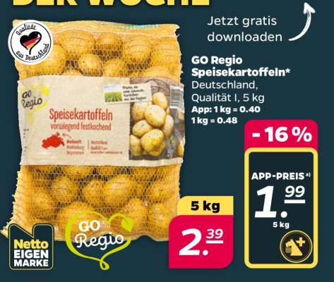 GO Regio Speisekartoffeln*