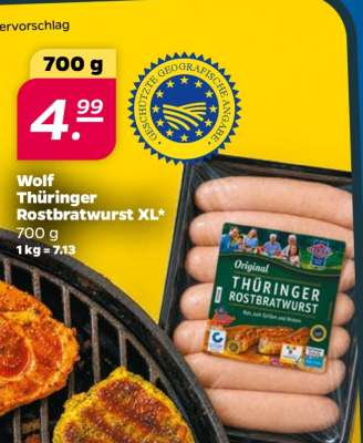 Wolf Thüringer Rostbratwurst XL