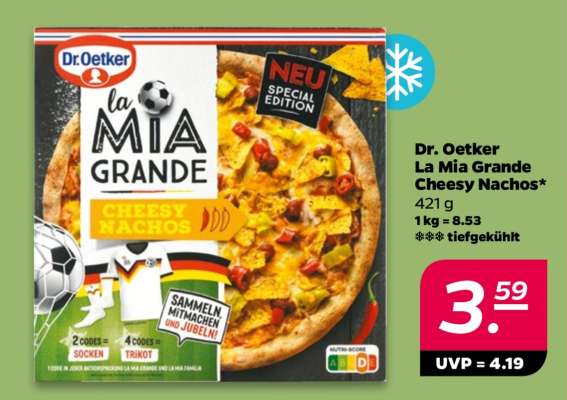 Dr. Oetker La Mia Grande Cheesy Nachos