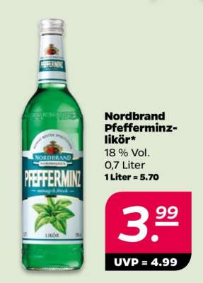 Nordbrand Pfefferminzlikör