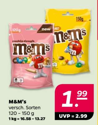 M&M’s*