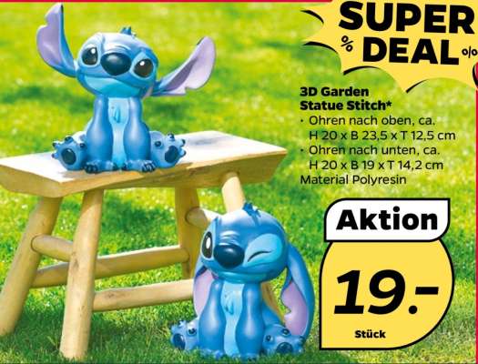 3D Garden Statue Stitch