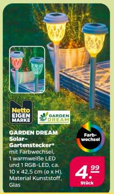 GARDEN DREAM Solar-Gartenstecker