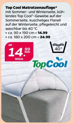 Top Cool Matratzenauflage*