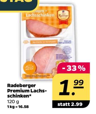 Radeberger Premium Lachsschinken