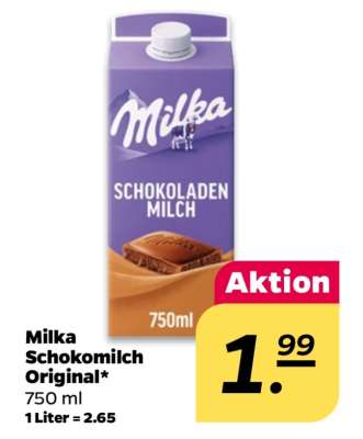 Milka Schokomilch Original