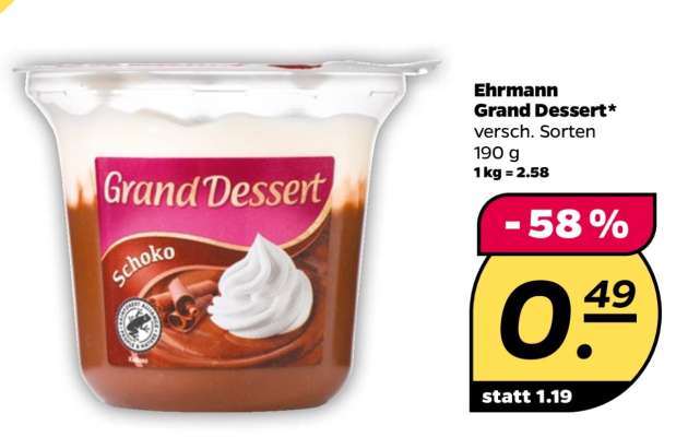 Ehrmann Grand Dessert