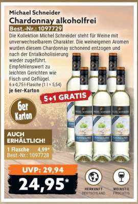 Michael Schneider Chardonnay alkoholfrei
