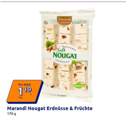 Marandi Nougat Erdnüsse & Früchte