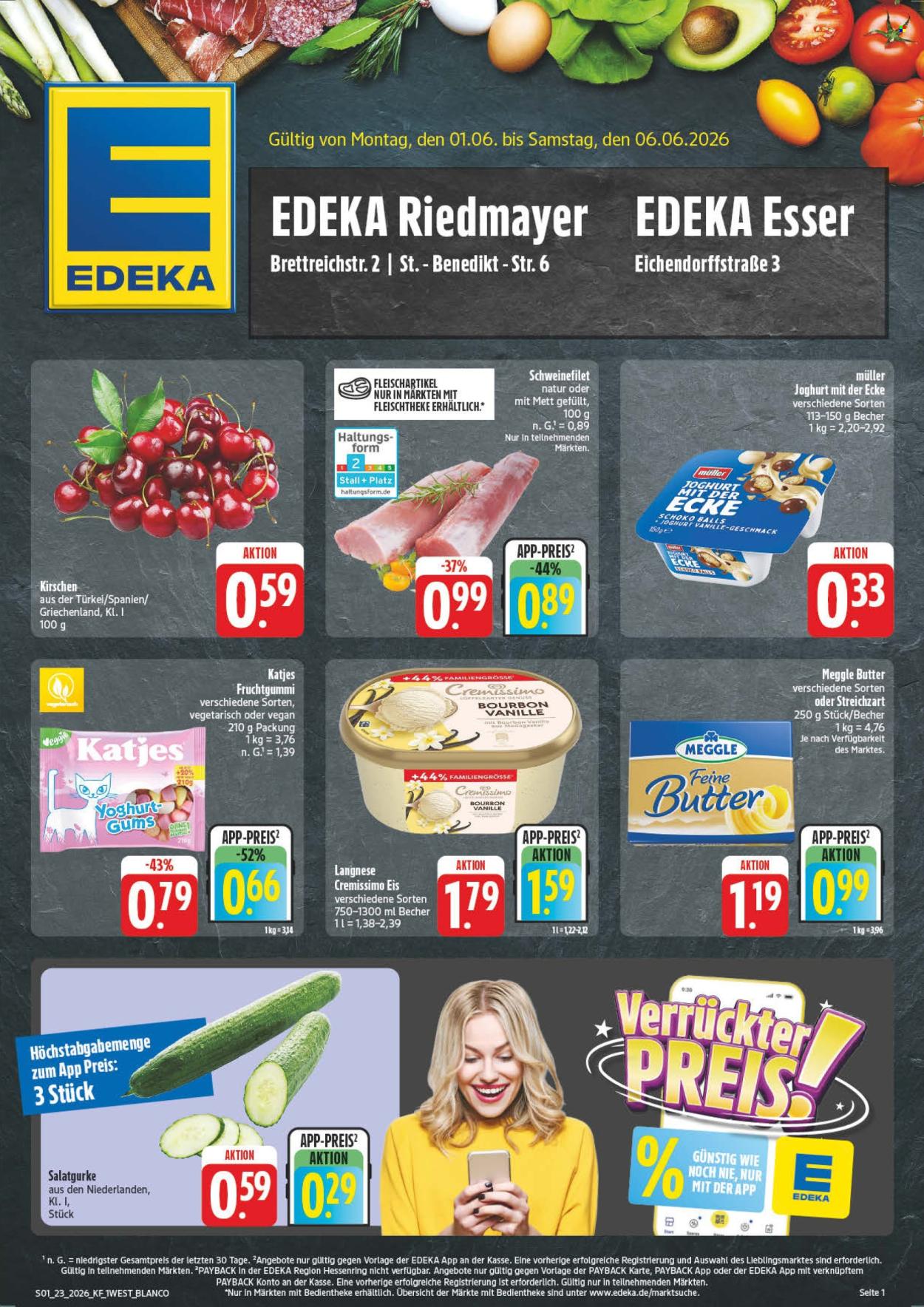 Edeka Prospekte  - 1.06.2026 - 6.06.2026. Seite 1