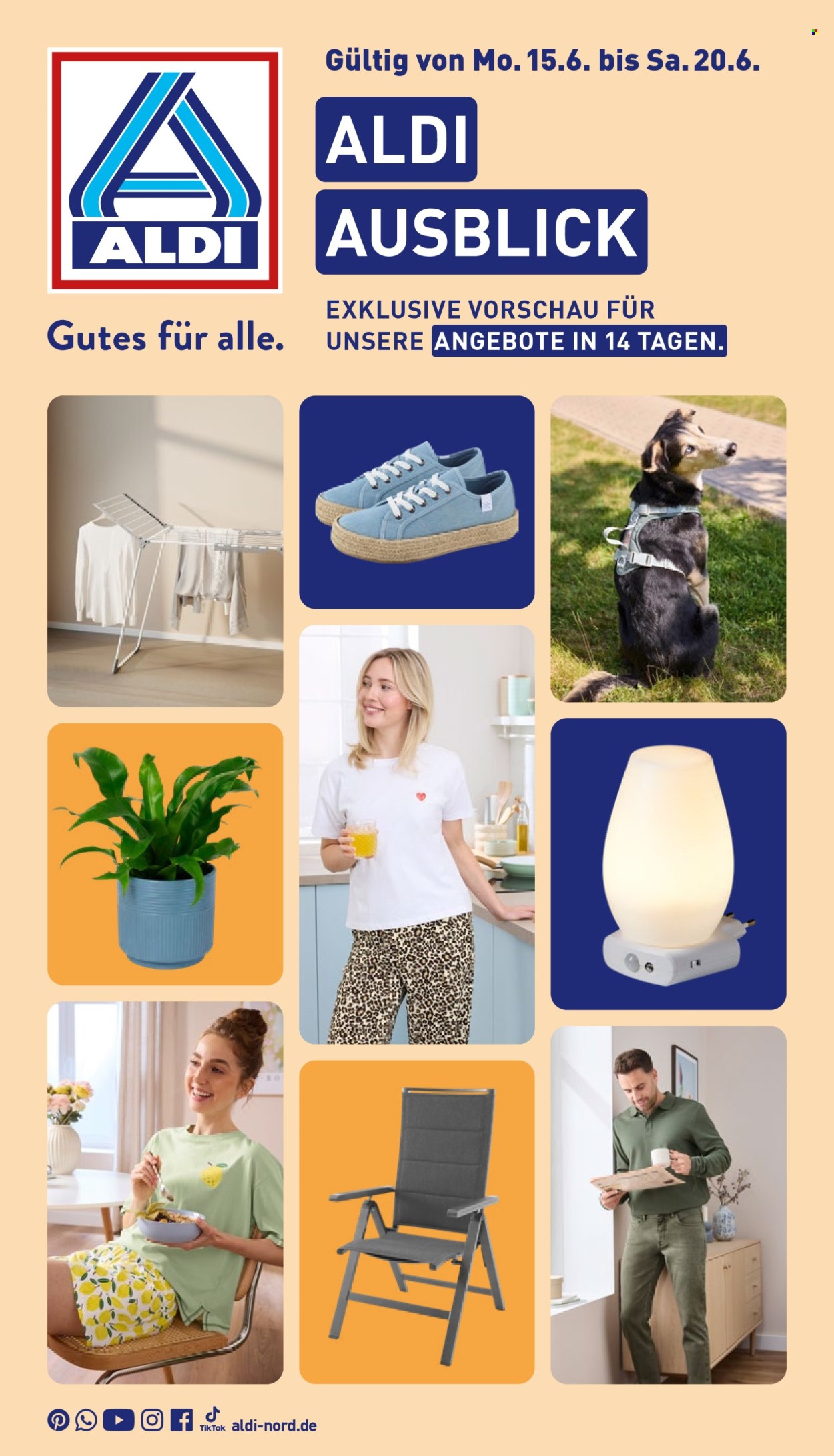 ALDI Nord Prospekte  - 15.06.2026 - 20.06.2026. Seite 1