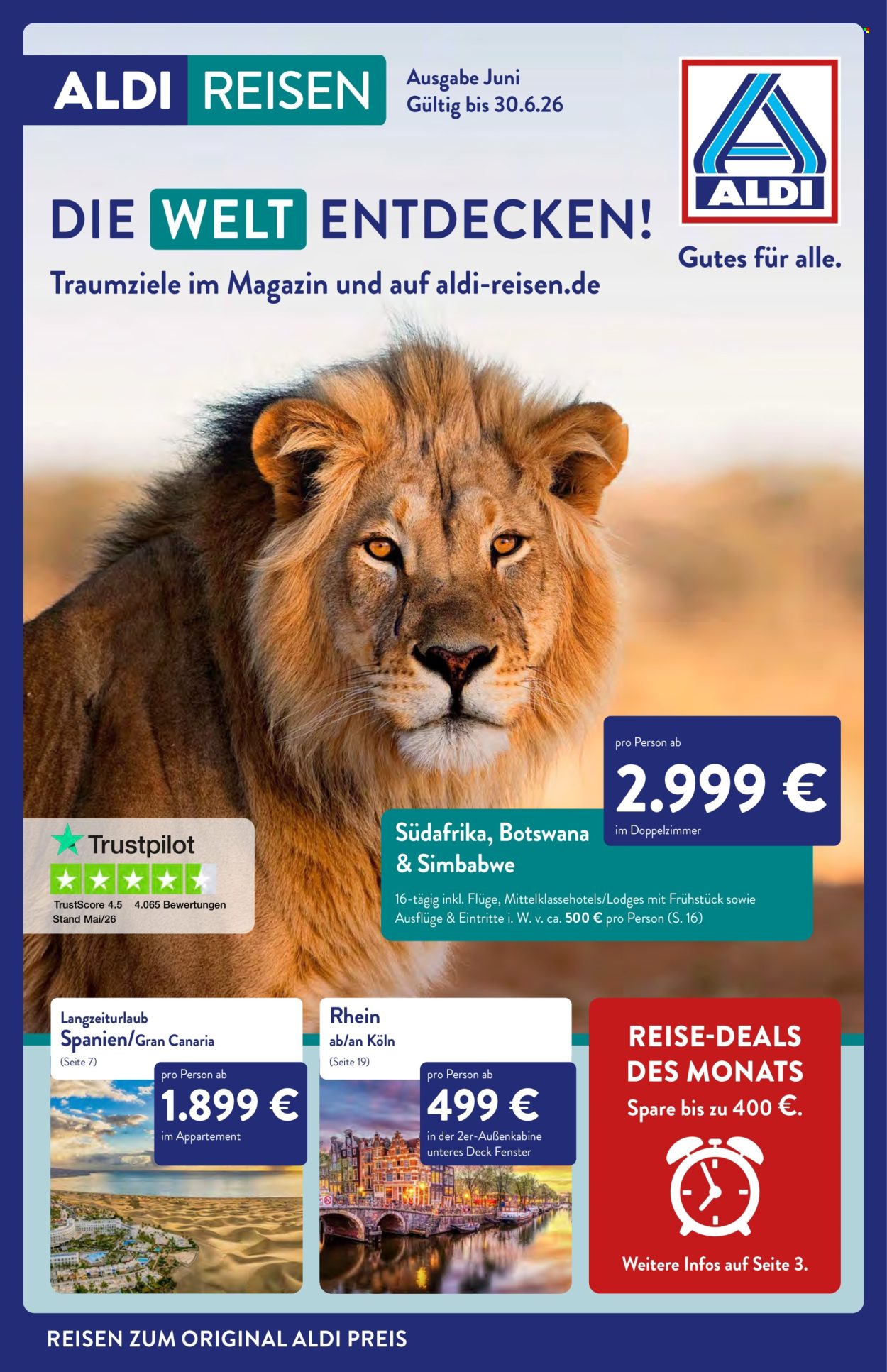 ALDI Nord Prospekte  - 1.06.2026 - 30.06.2026. Seite 1