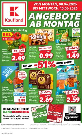 Prospekte Kaufland - 8.06.2026 - 10.06.2026.